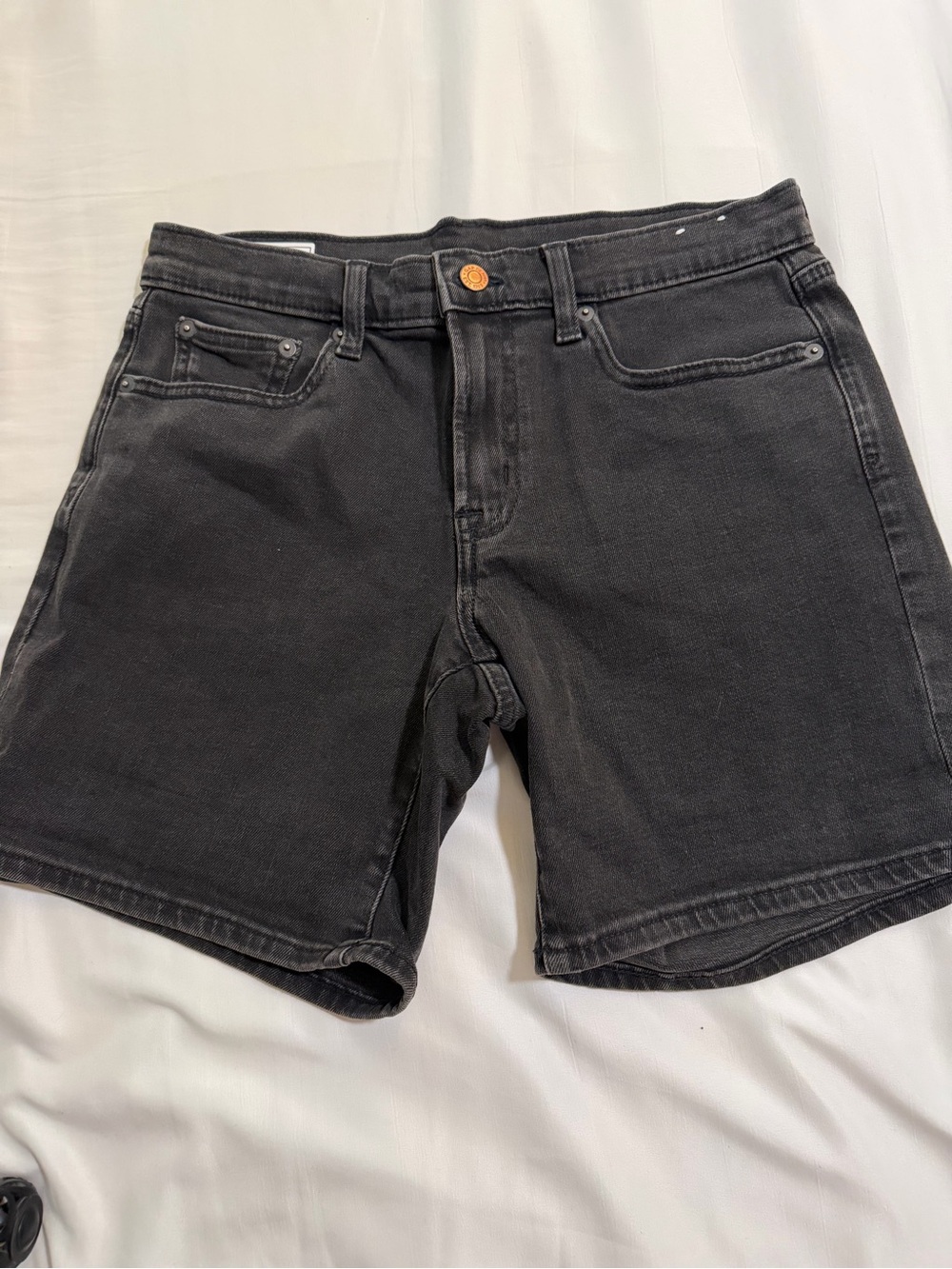 GAP Men's Washed Black Denim Shorts